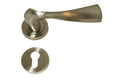 Room door handle MTC silver