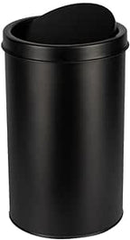 Trash Basket Stainless 304 Black 32L