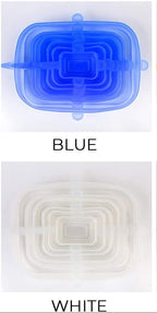 6pcs square silicone cover