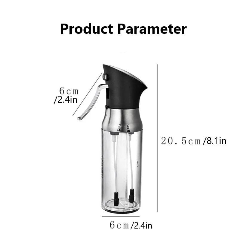 Double Nozzle spray bottle for oil and vinegar
