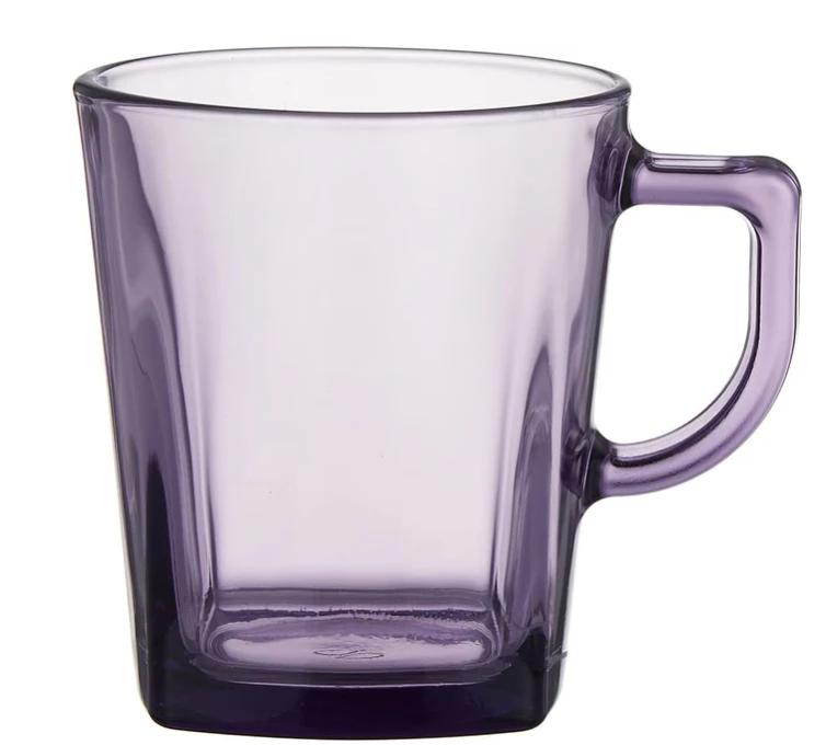 Pasabahce Carre Mug - Purple, 270ml