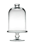 Pasabahce Midi Patisserie Footed Platter with Dome - Optic, 23x11cm