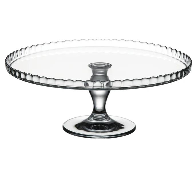 Pasabahce Patisserie Footed Serving Platter - 32cm