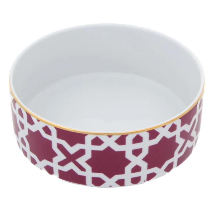 Porland Morocco Bowl - Burgundy ,18cm