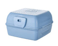 Blue lunch box container