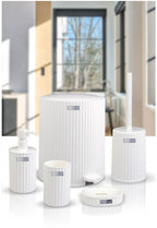 Coliseum 5-Piece Bathroom Set / White