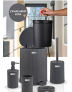 Coliseum 5-Piece Bathroom Set / Anthracite