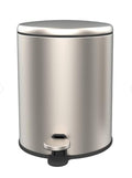 Silver Stainless Steel Bathroom Basket