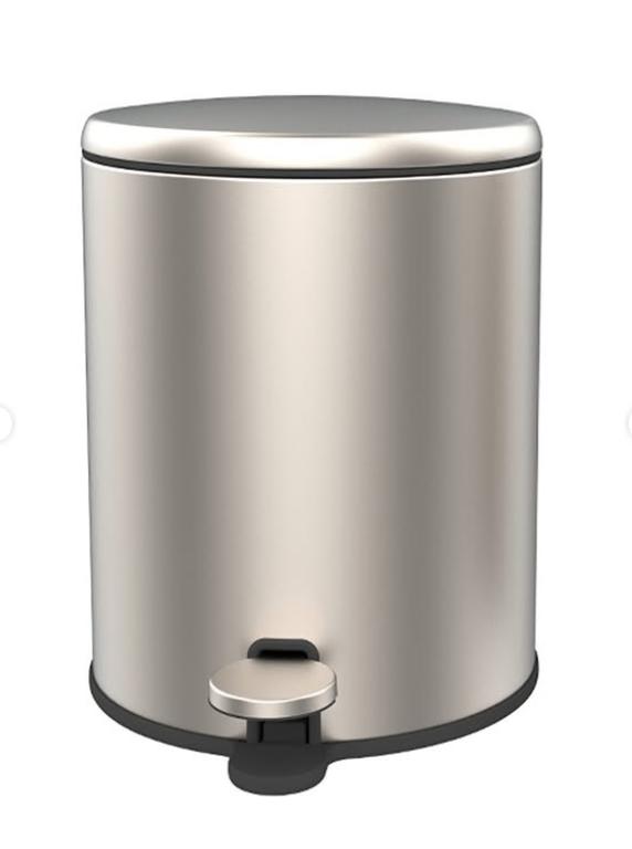 Silver Stainless Steel Bathroom Basket