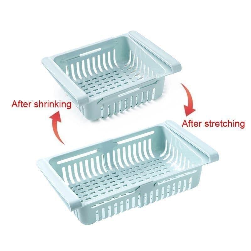 Retractable Refrigerator Drawer Organizer Kitchen
