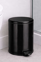 Cigo 3 LT Bathroom Kitchen Office Stainless Steel Trash Can - Black