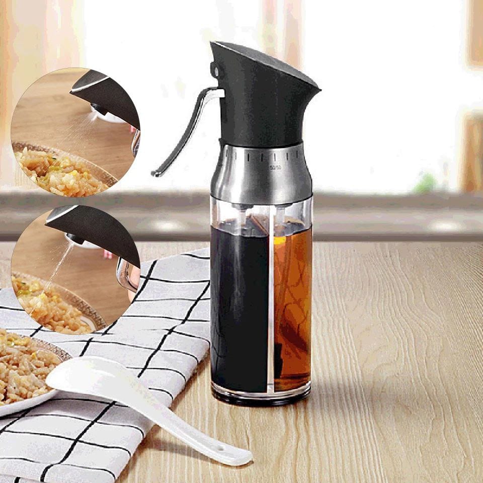 Double Nozzle spray bottle for oil and vinegar