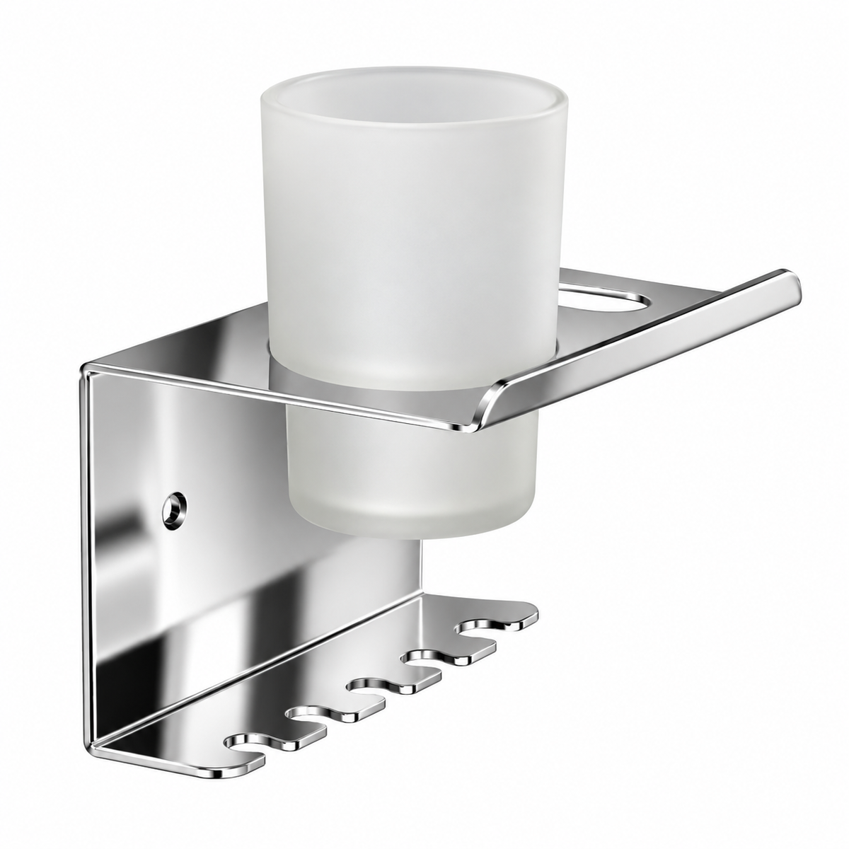 Toothbrush & Toothpaste Holder with Tumbler Stainless 304
