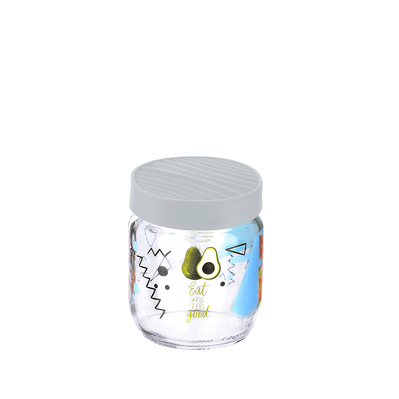 KC-288/ 425ml - 14,3 oz Mood Patterned Jar