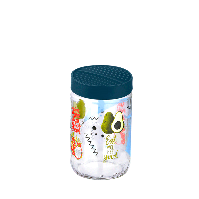 KC-289/ 660ml - 22,3 oz Mood Patterned Jar