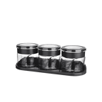 KC-318 / 300 ml - 10,1 oz x 3 Jarkin Spice Jar Set