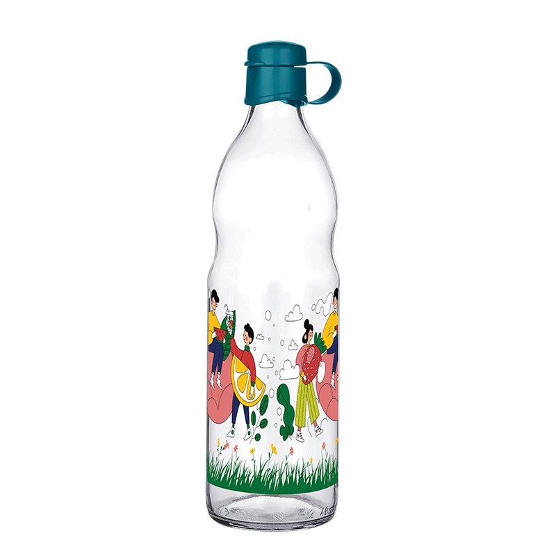 KC-383/ 1000ml - 33,8 oz Frido Patterned Water Bottle