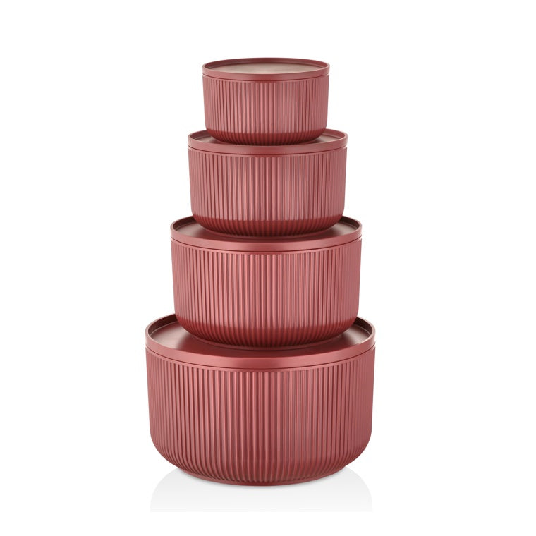 Perle Food Container Set 4L – 2,5L – 1,5L – 0,75L