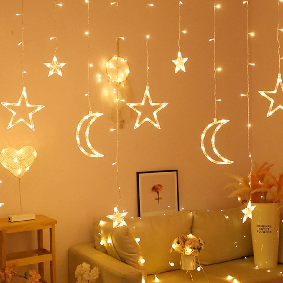 ستارة زينة رمضان الضوئية