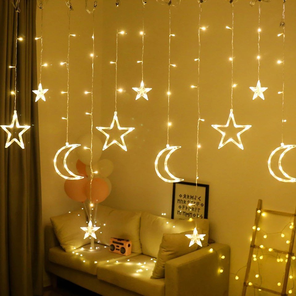 ستارة زينة رمضان الضوئية