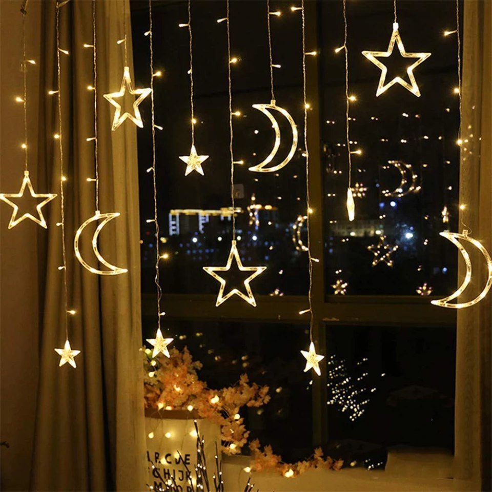 ستارة زينة رمضان الضوئية