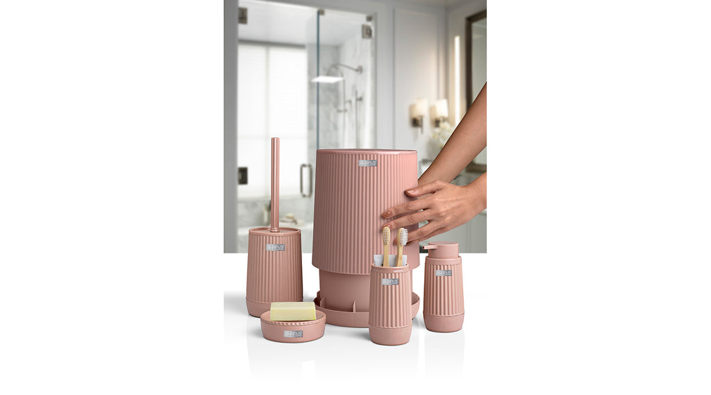 Nida 5-Piece Bathroom Set / Rose