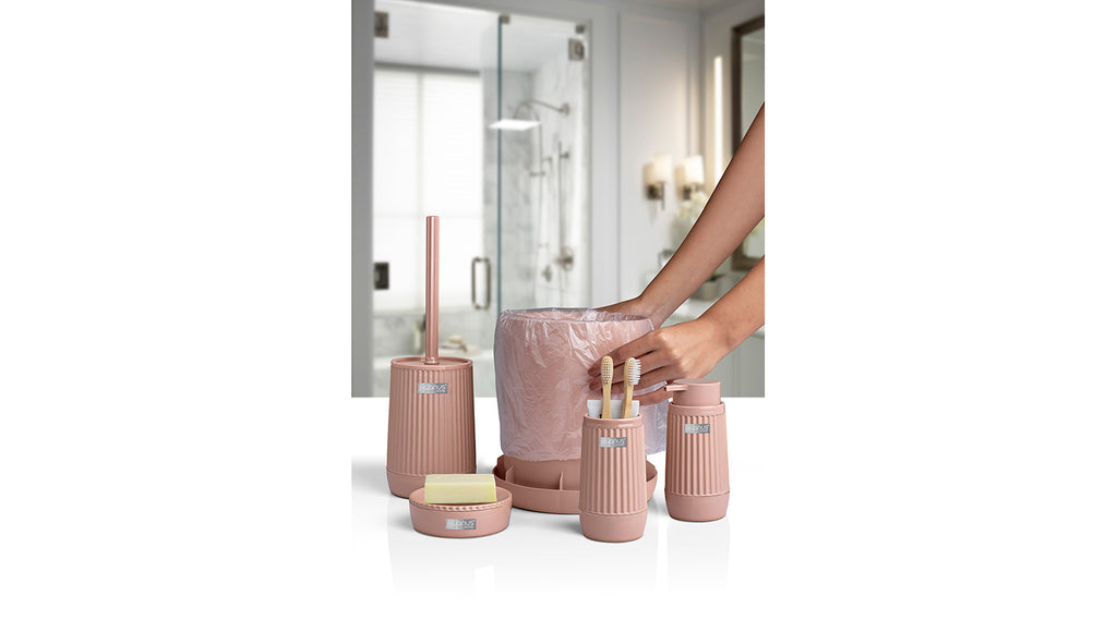 Nida 5-Piece Bathroom Set / Rose