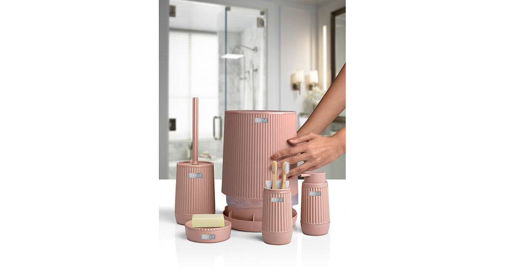 Nida 5-Piece Bathroom Set / Rose