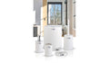 Coliseum 5-Piece Bathroom Set / Chrome - white
