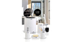 Coliseum 5-Piece Bathroom Set / Chrome - white