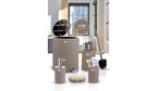 Coliseum 5-Piece Bathroom Set / Chrome - Brown