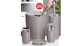 Elegance Bathroom Set (5 Pcs) Chrome - Brown