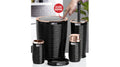 5-piece bathroom set, brass black