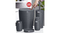 Elegance Bathroom Set (5 Pcs) - Anthracite