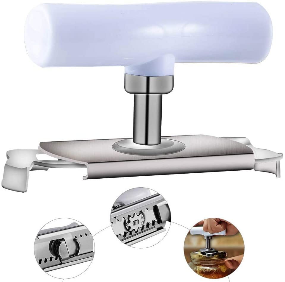 Can opener and jar twist