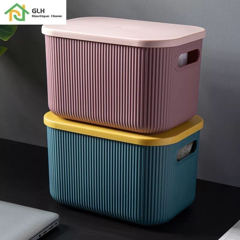 Box store clothes with cover