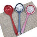scoop with silicone strainer