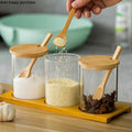 Glass seasoning set