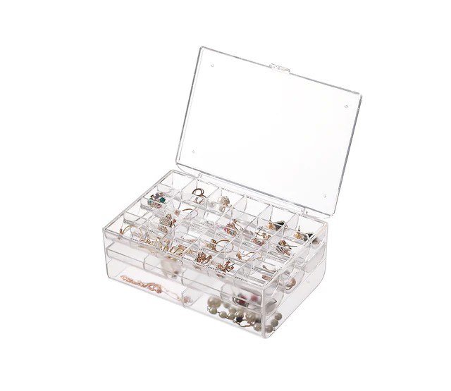Acrylic crystal accessories organizer