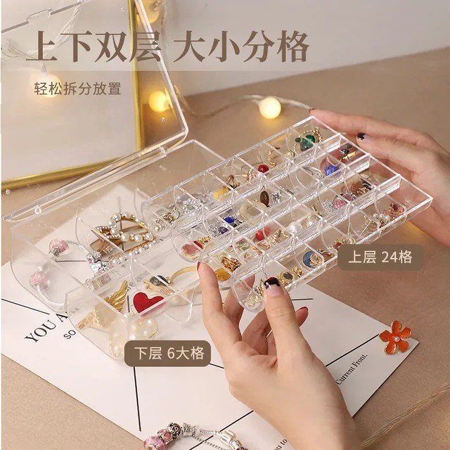 Acrylic crystal accessories organizer