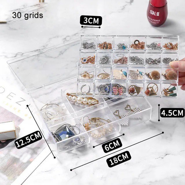 Acrylic crystal accessories organizer