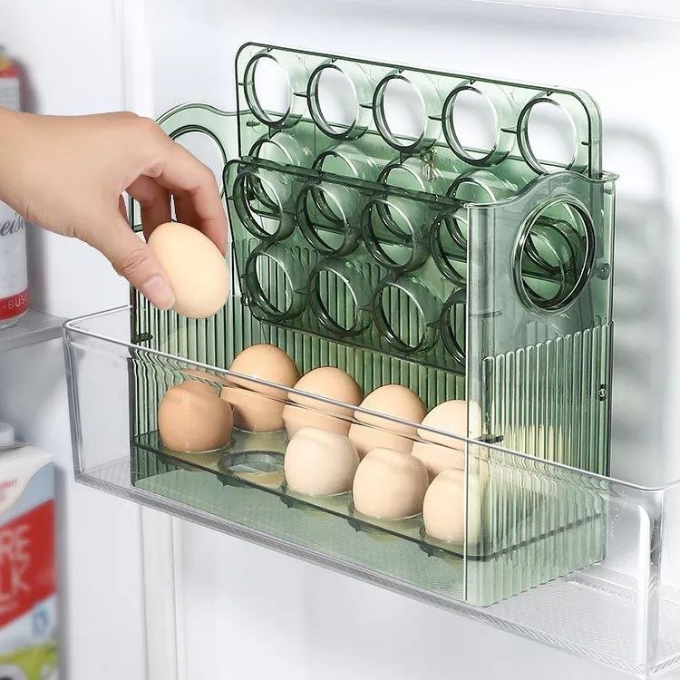 Egg storage box 3 level Acrylic