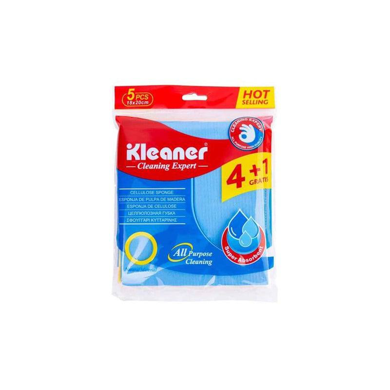 Cleaner Towel Set of 5 Pieces (20 * 18 cm), Microfiber, Multi Color - GSG010