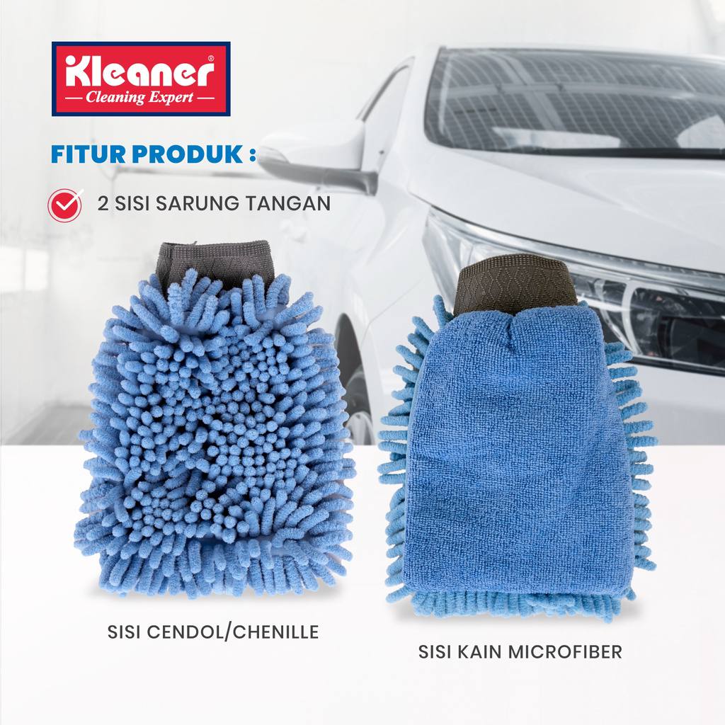 Cleaner Polishing Tool 24 cm Blue Microfiber - GSW005