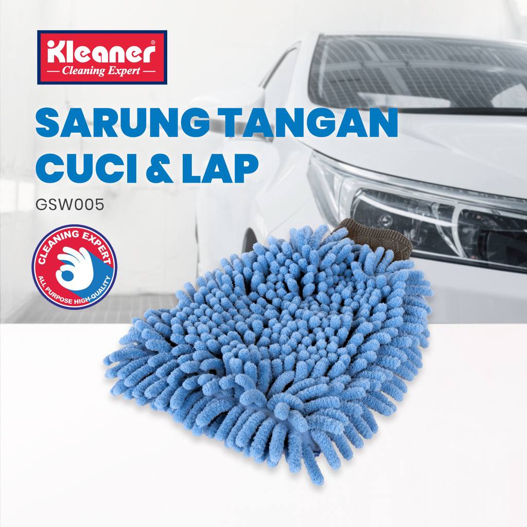 Cleaner Polishing Tool 24 cm Blue Microfiber - GSW005
