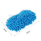 Cleaner polishing sponge, 20 cm, blue microfiber - GSW006