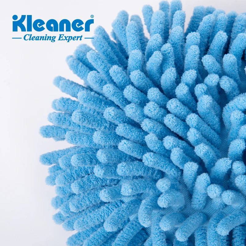 Cleaner polishing sponge, 20 cm, blue microfiber - GSW006