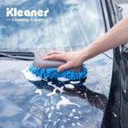 Cleaner polishing sponge, 20 cm, blue microfiber - GSW006