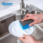 Cleaner dish sponge set, 3 pieces, blue - GSH012