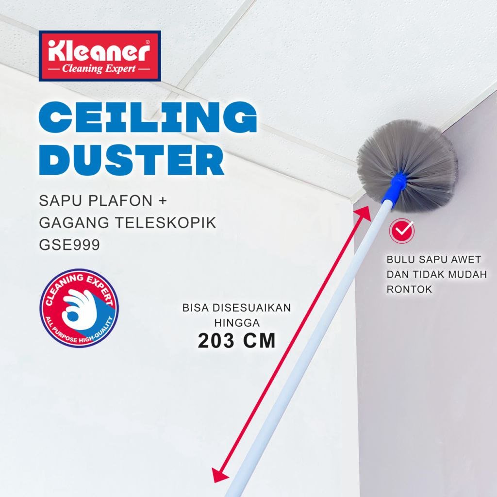 Cleaner Ceiling Fin Cleaner Ball Gray -KF0040